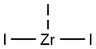 Zirconium triiodide Struktur