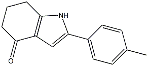 2-(4-Methylphenyl)-6,7-dihydro-1H-indol-4(5H)-one Struktur