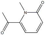 6-Acetyl-1-methylpyridin-2(1H)-one Struktur