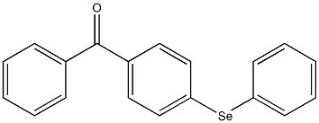 4-(Phenylseleno)benzophenone Struktur