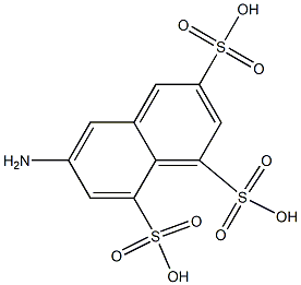 6-Amino-1,3,8-naphthalenetrisulfonic acid Struktur