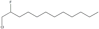 1-Chloro-2-fluorododecane Struktur