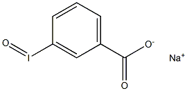 3-Iodosylbenzoic acid sodium salt Struktur