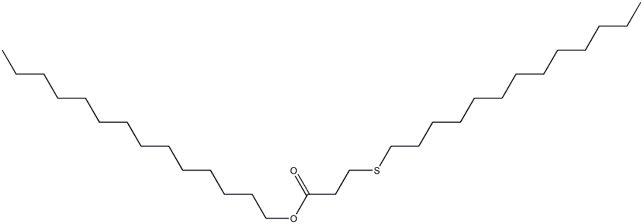 3-(Tridecylthio)propionic acid tetradecyl ester Struktur