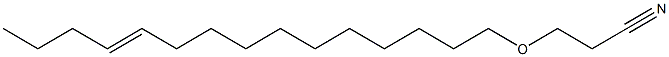 3-(11-Pentadecenyloxy)propiononitrile Struktur