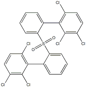 2,3,6-Trichlorophenylphenyl sulfone Struktur