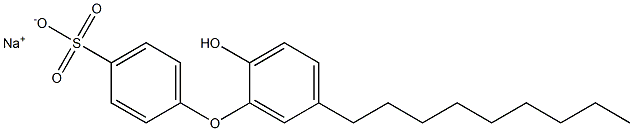 2'-Hydroxy-5'-nonyl[oxybisbenzene]-4-sulfonic acid sodium salt Struktur