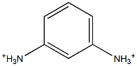 1,3-Diammoniobenzene Struktur