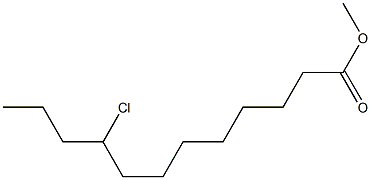 9-Chlorolauric acid methyl ester Struktur