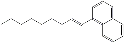 1-(1-Nonenyl)naphthalene Struktur