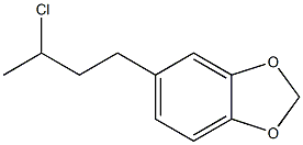 5-(3-Chlorobutyl)-1,3-benzodioxole Struktur