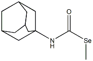 (Adamantan-1-yl)selenocarbamic acid Se-methyl ester Struktur