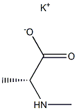 (R)-2-Methylaminopropionic acid potassium salt Struktur