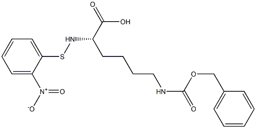 N2-[(2-Nitrophenyl)thio]-N6-[(benzyloxy)carbonyl]-L-lysine Struktur