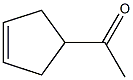 4-Acetyl-1-cyclopentene Struktur