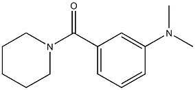 1-[m-(Dimethylamino)benzoyl]piperidine Struktur