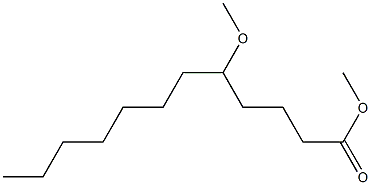 5-Heptyl-6-oxoenanthic acid methyl ester Struktur