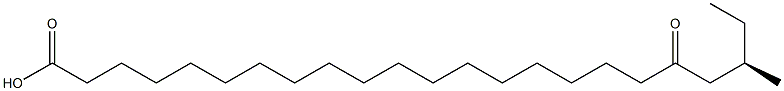 [R,(-)]-21-Methyl-19-oxotricosanoic acid Struktur