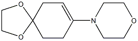 8-Morpholino-1,4-dioxaspiro[4.5]decane-7-ene Struktur