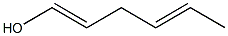 1,4-Hexadien-1-ol Struktur