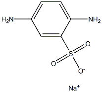 2,5-Diaminobenzenesulfonic acid sodium salt Struktur