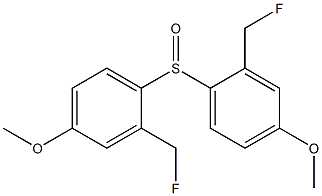 (Fluoromethyl)(4-methoxyphenyl) sulfoxide Struktur