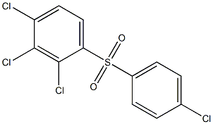 2,3,4-Trichlorophenyl 4-chlorophenyl sulfone Struktur