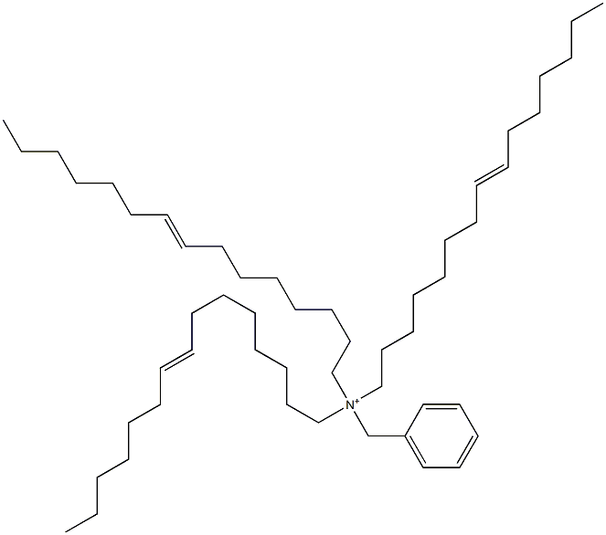 Tri(8-pentadecenyl)benzylaminium Struktur