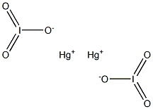 Dimercury(I) diiodate Struktur