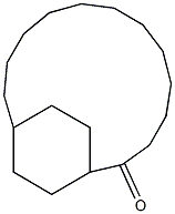 Bicyclo[12.2.2]octadecan-2-one Struktur