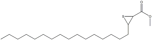 2,3-Epithiononadecanoic acid methyl ester Struktur