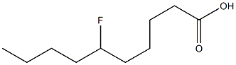 6-Fluorocapric acid Struktur