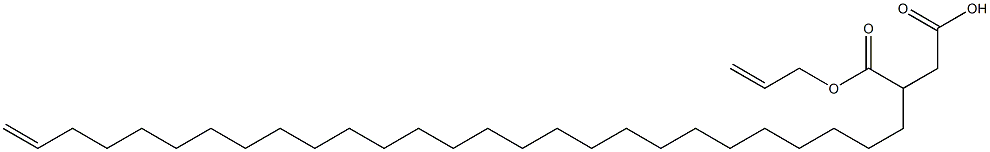 3-(26-Heptacosenyl)succinic acid 1-hydrogen 4-allyl ester Struktur