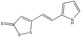 5-[2-(1H-Pyrrol-2-yl)ethenyl]-3H-1,2-dithiol-3-thione Struktur