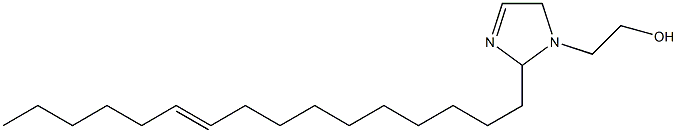 2-(10-Hexadecenyl)-3-imidazoline-1-ethanol Struktur