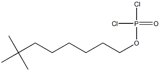 Dichlorophosphinic acid 7,7-dimethyloctyl ester Struktur