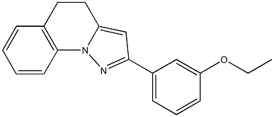 2-(3-Ethoxyphenyl)-4,5-dihydropyrazolo[1,5-a]quinoline Struktur