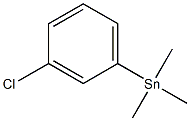 3-Chlorophenyltrimethylstannane Struktur