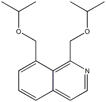 1,8-Bis(isopropoxymethyl)isoquinoline Struktur