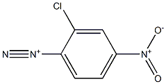 2-Chloro-4-nitrobenzenediazonium Struktur