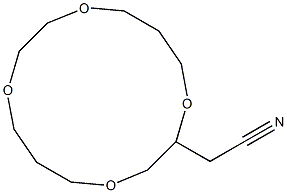 1,4,8,11-Tetraoxacyclotetradecane-2-acetonitrile Struktur