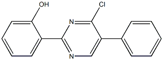 2-(4-Chloro-5-phenyl-2-pyrimidinyl)phenol Struktur