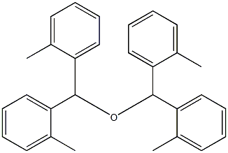 Bis(2,2'-dimethylbenzhydryl) ether Struktur