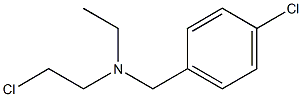 4-Chloro-N-(2-chloroethyl)-N-ethylbenzenemethanamine Struktur