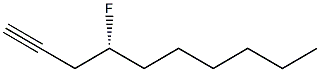 (4R)-4-Fluoro-1-decyne Struktur