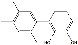 3-(2,4,5-Trimethylphenyl)benzene-1,2-diol Struktur