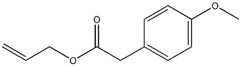 (4-Methoxyphenyl)acetic acid (2-propenyl) ester Struktur