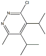 3-Chloro-6-methyl-4,5-diisopropylpyridazine Struktur