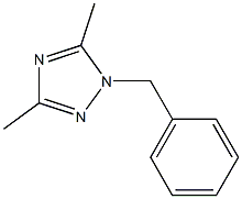 1-Benzyl-3,5-dimethyl-1H-1,2,4-triazole Struktur