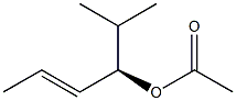 [R,(+)]-2-Methyl-4-hexene-3-ol acetate Struktur